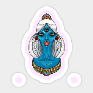 Third Eye Blue Sticker